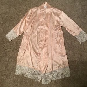 Light Pink Silk Ashley Robe